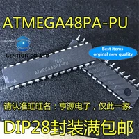10pcs atmega48pa atmega48pa pu 20mhz 4kb 8 bit microcontroller mcu in stock 100 new and original