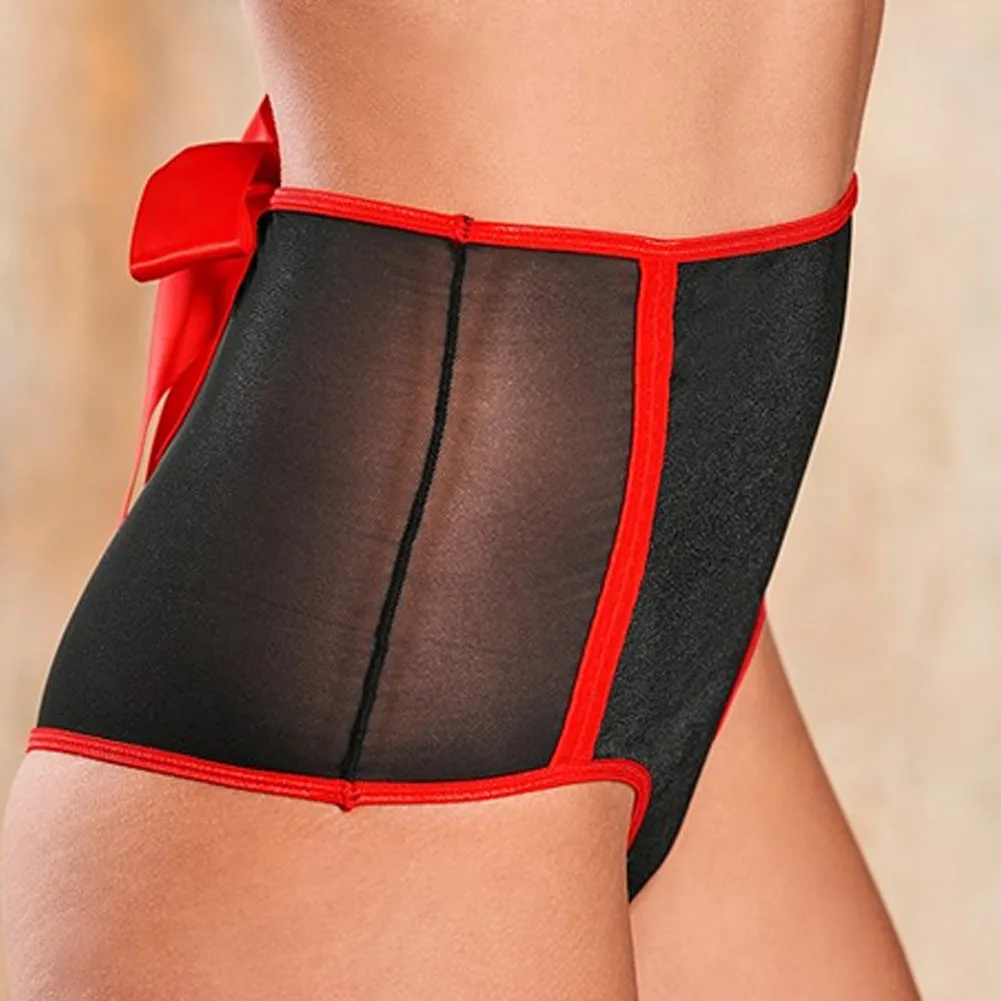 

Sexy Lingerie Open Bra Briefs Sleepwear Porno Costume Women Erotic Underwear Sexi Hollow Out Lenceria Temptation Bowknot