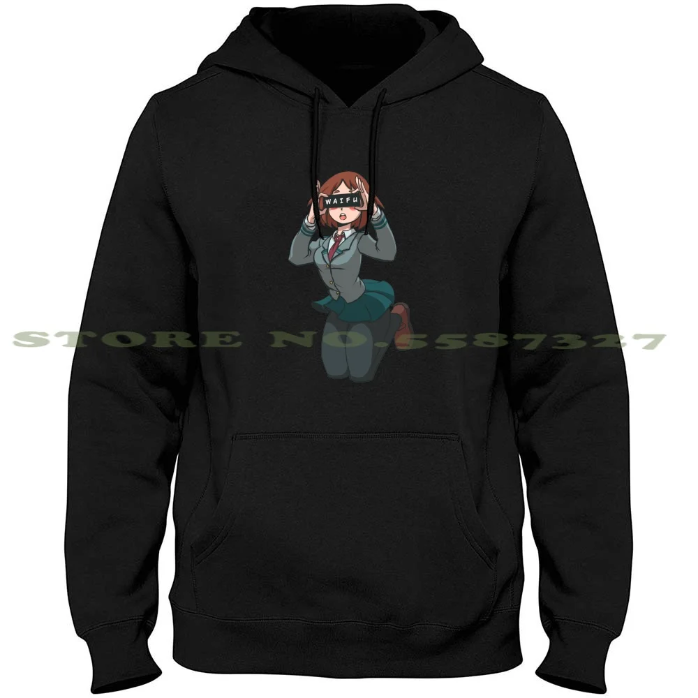 

Уличная одежда Waifu Urakaka, Спортивная толстовка с капюшоном, толстовка Uraraka очако урарака, Ochako Bnha Boku No Hero моя академия, Uravity