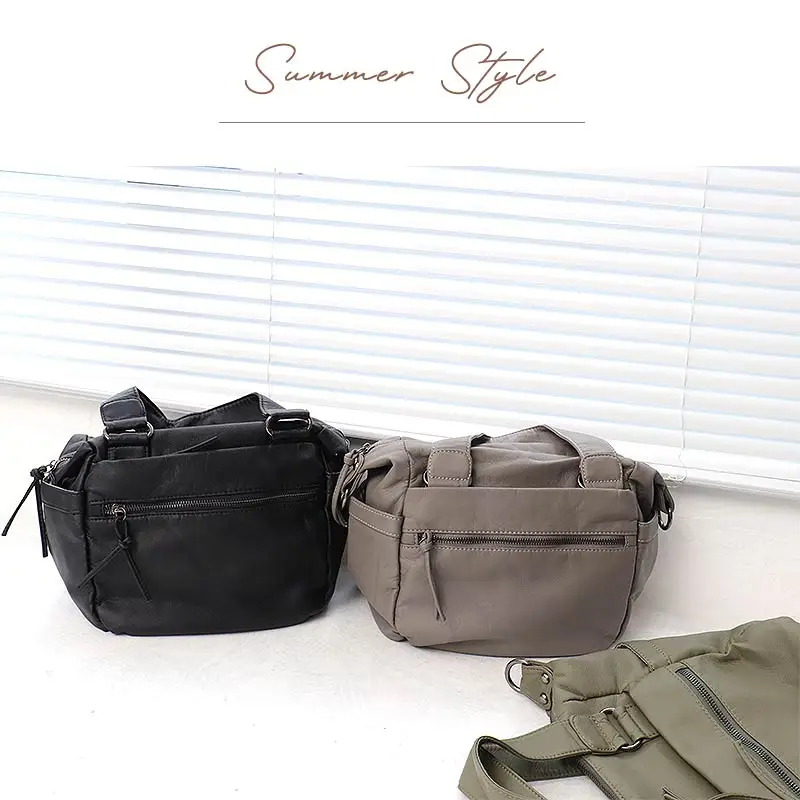 CEZIRA модные женские сумки через плечо из искусственной кожи с эффектом потертости