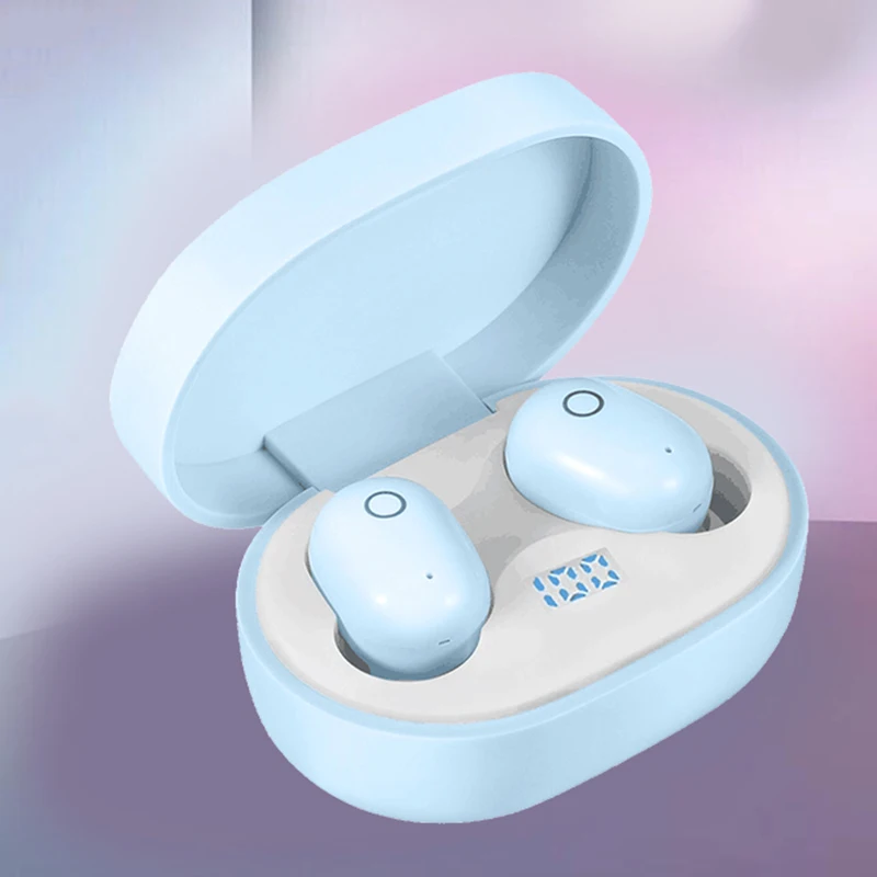 Bluetooth-наушники F2 с микрофоном и зарядным футляром | Электроника