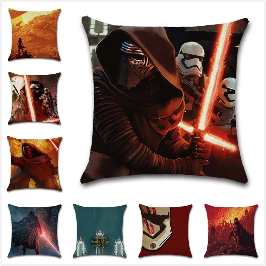 Wars узор по фильму Звездный основной Чехол на подушку декоративный стул диван