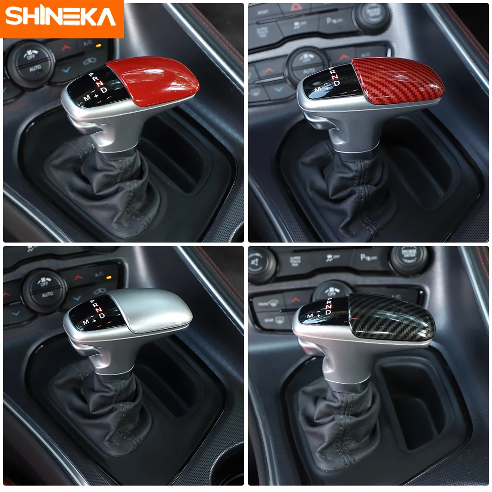 SHINEKA ручка переключения передач для Dodge charger+ ручка переключения рулевого механизма автомобиля декоративные наклейки для Dodge Challenger
