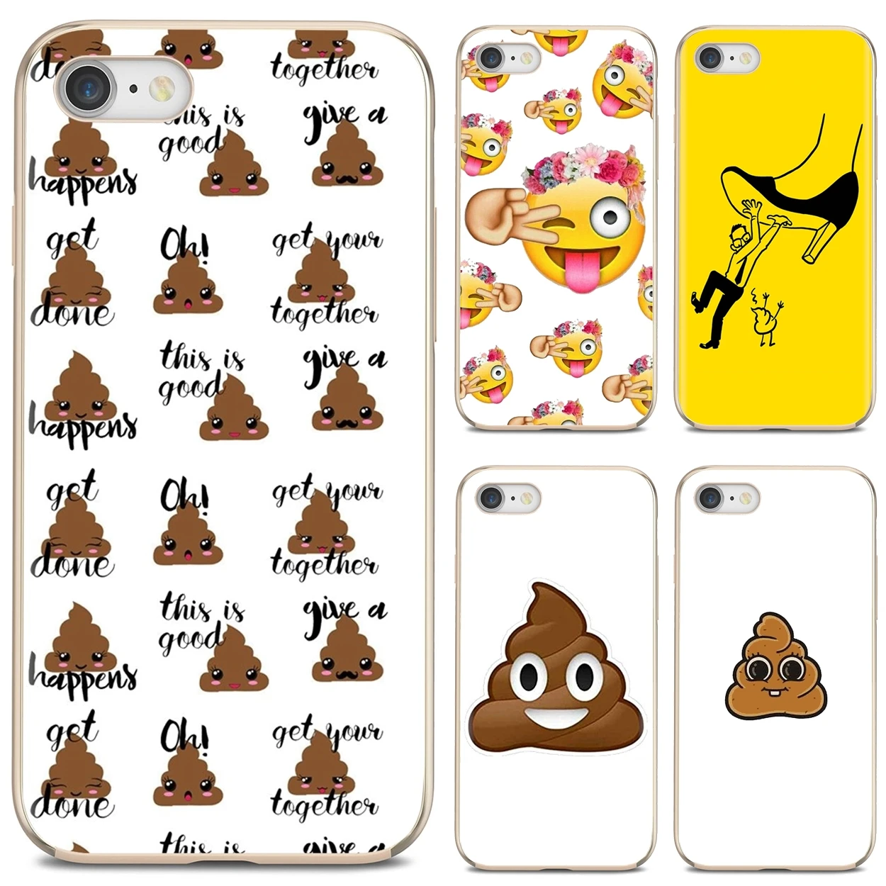 Силиконовый чехол для Xiaomi mi Redmi Note 3 4 4X 5 6 7 8 8t 9 9s 9t 10 pro lite Забавный F Emoji S Poop Cartoon C