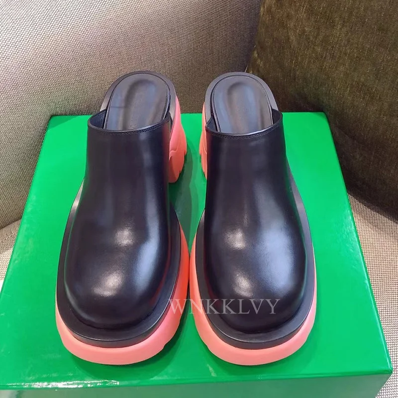 Женские босоножки из натуральной кожи на высоком каблуке и платформе | Обувь