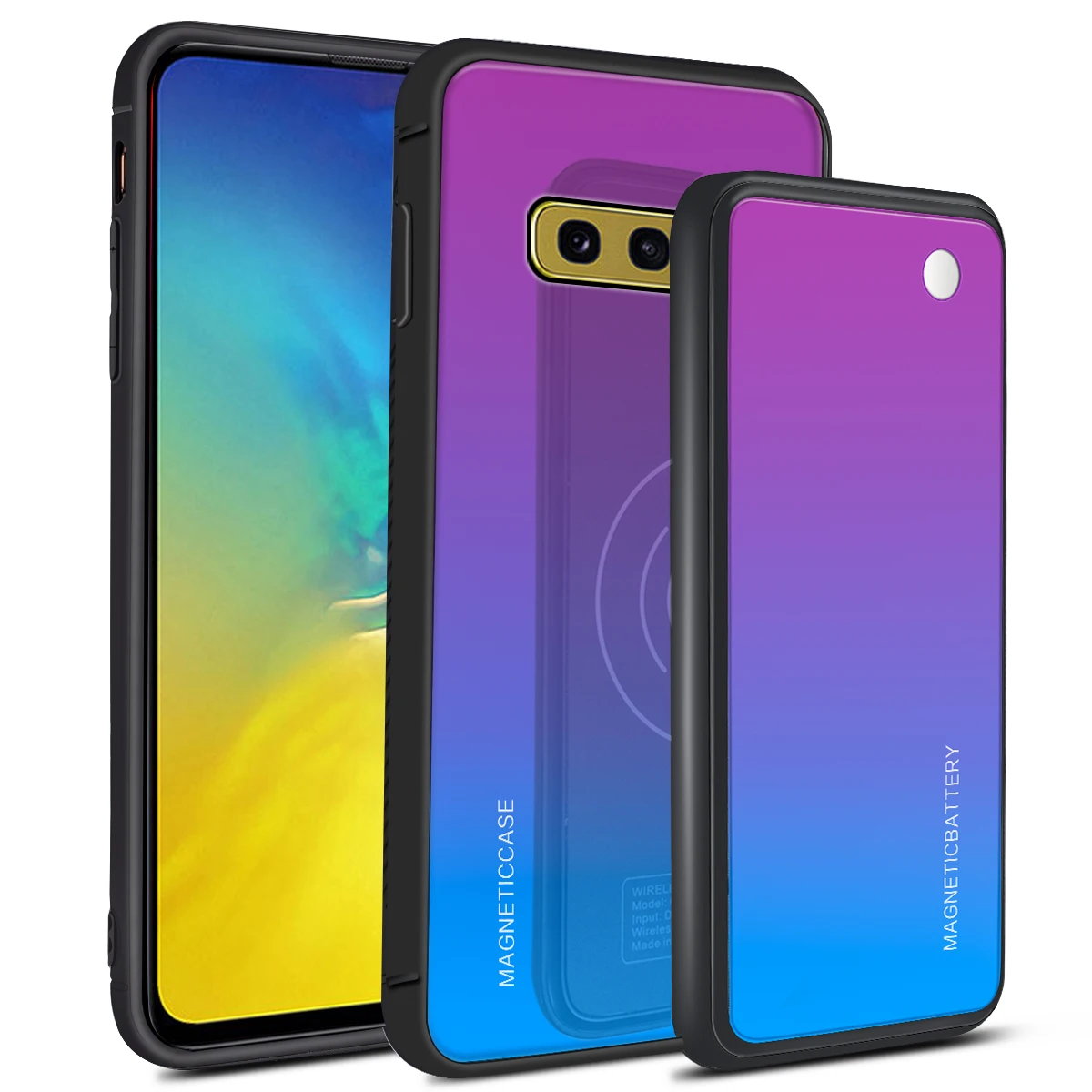 Galaxy S10e Для samsung Galaxy S10/S9/S10e/S10/Note 10/S8 S9 S10 Note 10 Plus чехол с 5000 мАч беспроводным зарядным устройством - Цвет: Galaxy S10e