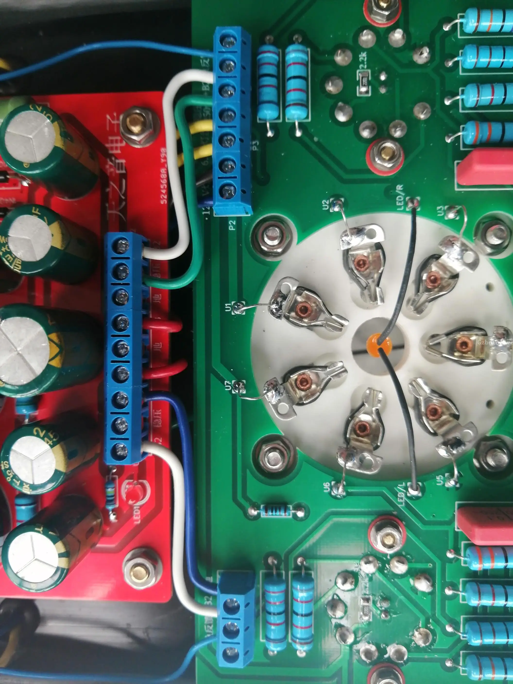 6E2 6N2+FU19 несимметричный ламповый усилитель класса A HIFI 4 8 Вт+4 Вт