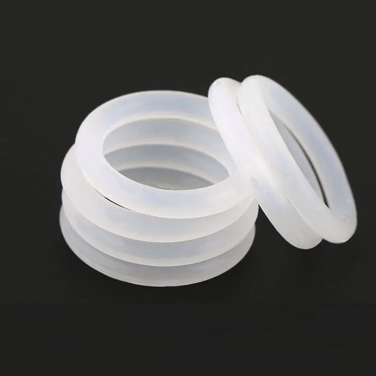 10pc Thickness CS 1.5mm OD 5 ~ 45mm Silicone O Ring Gasket Food Grade Waterproof Washer Rubber Insulate Round Shape Seal White |
