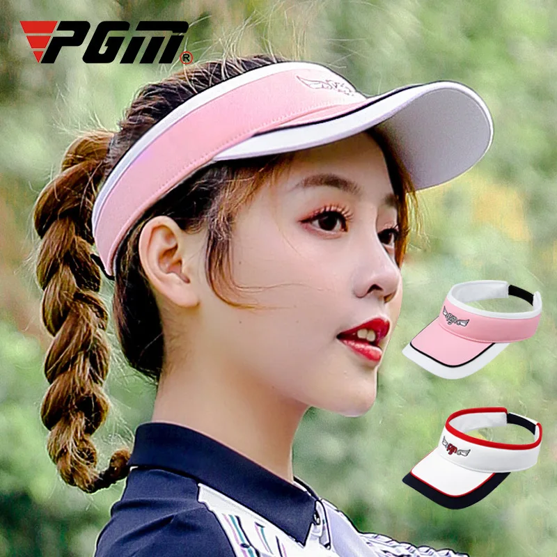 

PGM Golf Cap Ladies Capless Breathable Cap Sports Cap Summer Breathable Sunscreen