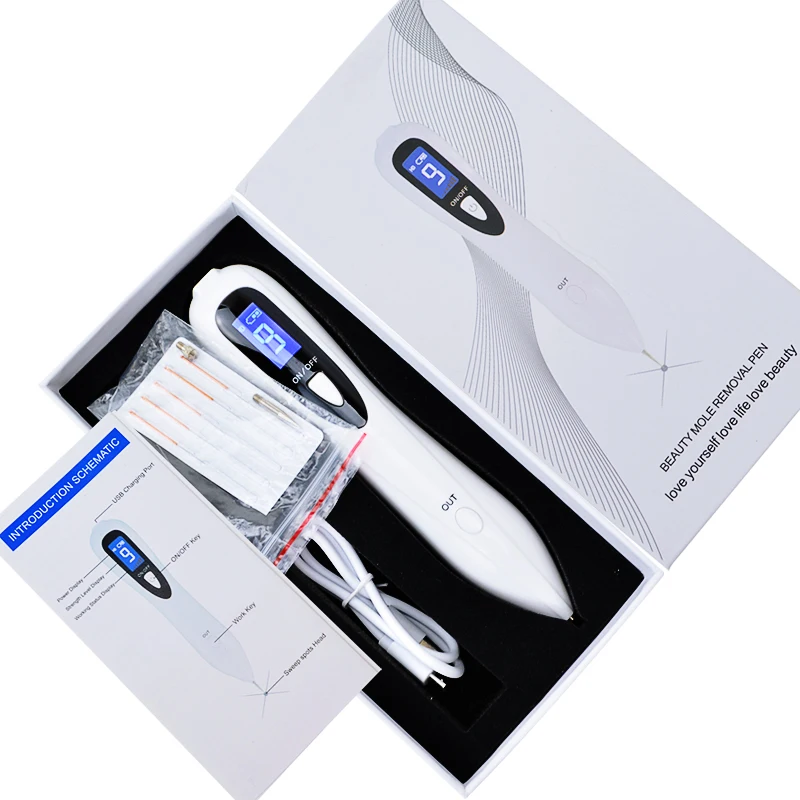 9 уровней жидкокристаллическая Лазерная плазменная ручка машина для удаления