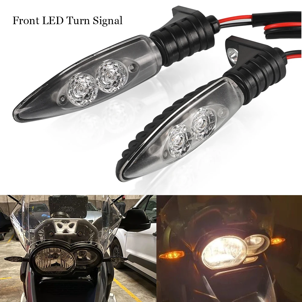 

Motorcycle Front LED Turn Signal Indicator Light F750GS F800/850 GS For BMW R1250GS Adventure R 1250 GS R1250 GS LC ADV R1250GSA