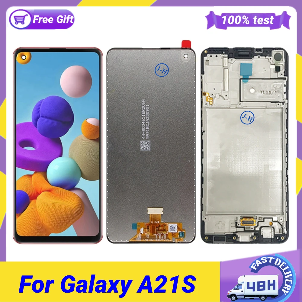 

ЖК-экран для Samsung A21S A217F A217, ЖК-дисплей для Samsung A02s, A21S, ЖК-дисплей для A217F/DS, A217H, сенсорный дигитайзер в сборе