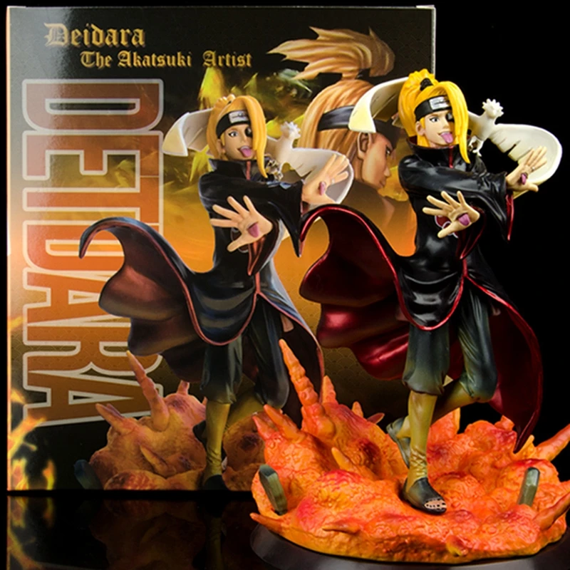 Аниме ролевая фигурка Deidara экшн-Статуэтка из ПВХ Коллекционная модель игрушки 17