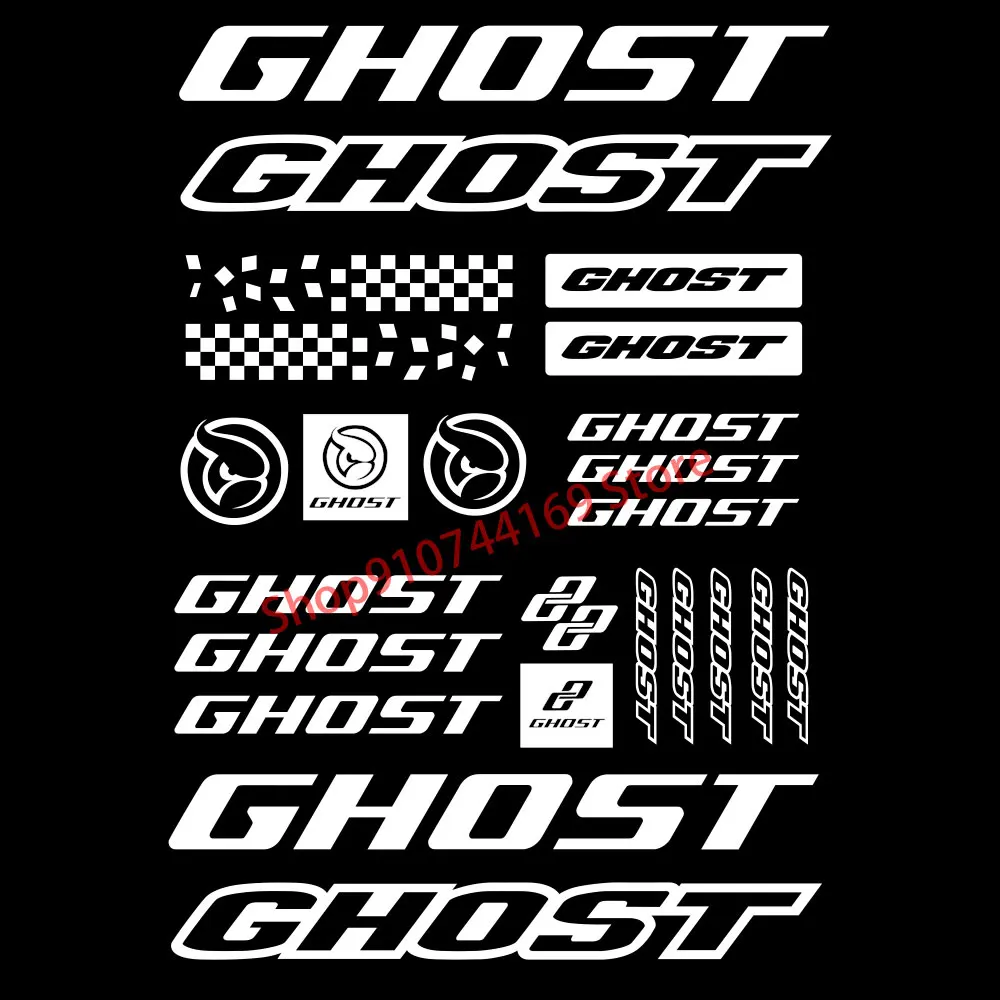 Велосипедная Рама виниловые наклейки для призрака дорожного велосипеда горного