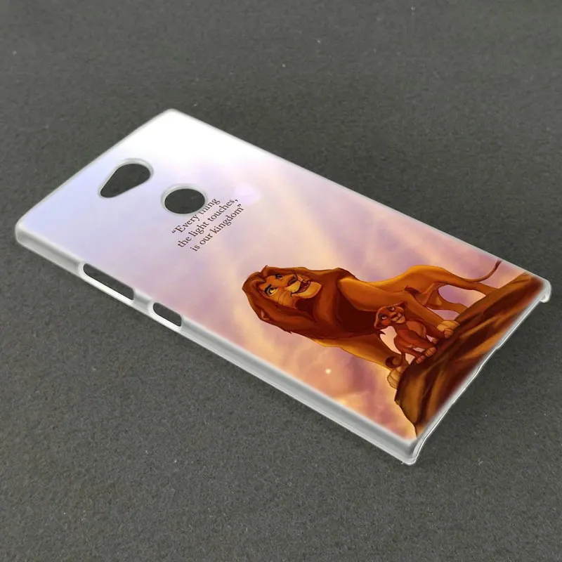 Король Лев жесткий чехол для Sony Xperia L1 L2 L3 X XA XA1 XA2 XA3 ультра 10 плюс E5 XZ XZ1 XZ2 компактный XZ3 XZ5 2 20 крышка