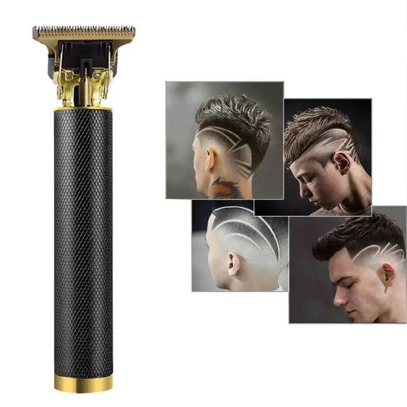 Машинка для стрижки волос T Bald Head Аккумуляторная триммер с Outliner Мужская винтажная