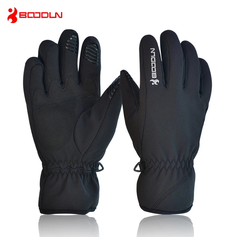Лыжные перчатки BOODUN теплые дышащие на флисе для мужчин и женщин занятий