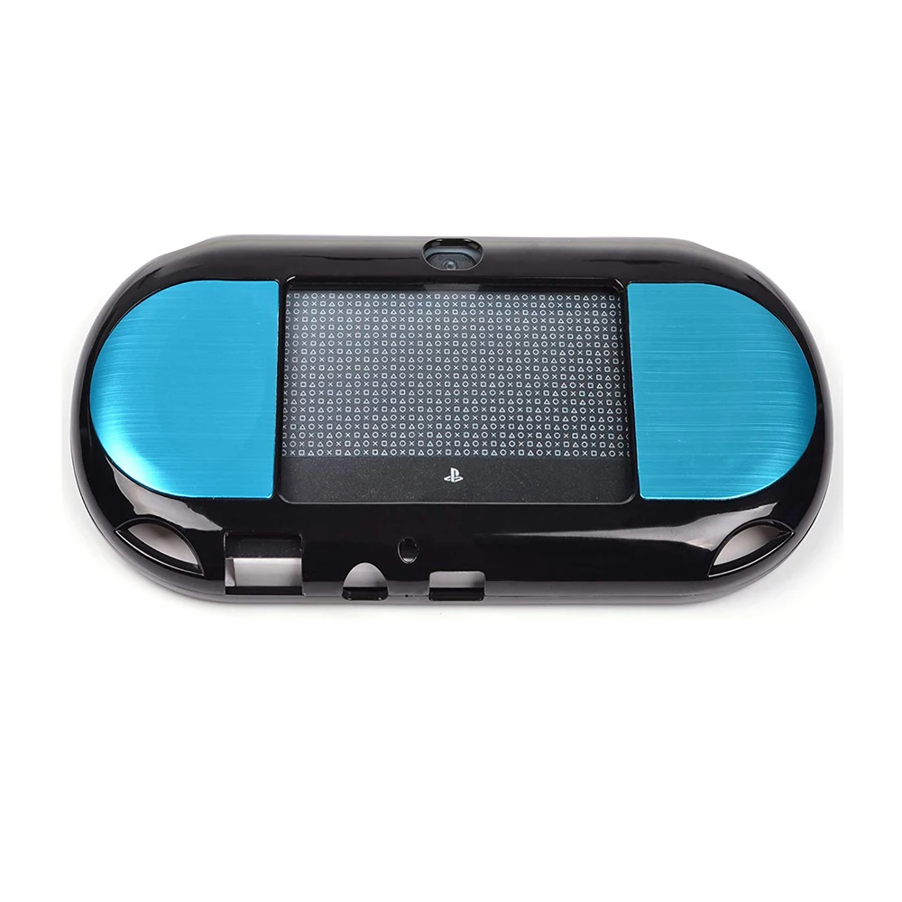 XRHYY Light Blue Aluminum Metallic Protection Hard Case Cover For PlayStation PS VITA 2000 (NOT for vita 1000 series) | Электроника
