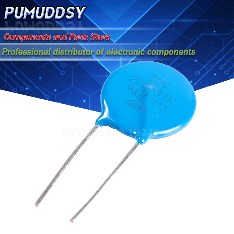 5 шт. Варистор 20D391K 390 в piezoresistor 20D391|Резисторы| |