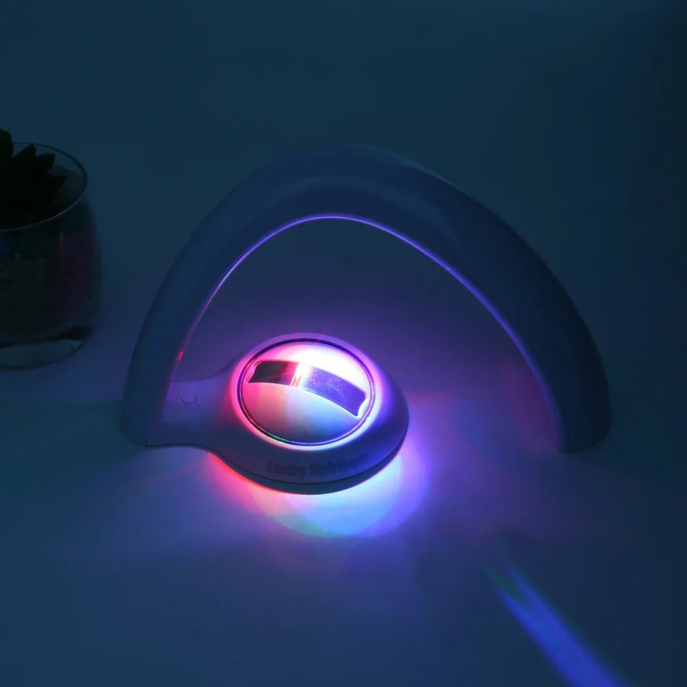 

3D Rainbow projector night lamp battery LED amazing colour light bedroom home decor party birthday Christmas baby sleep gift