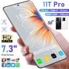 Фонарь 11T Pro 16GB + 1T 4G LTE фонарь Android OS 12 система 7,3 HD + полный экран 2400*3200 100% оригинал