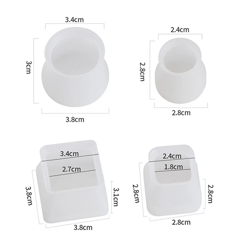 

8Pcs/set Silicone Furniture Table Chair Leg Floor Feet Cap Covers Floor Protectors Round & Square Anti Slip Table Feet P LBS