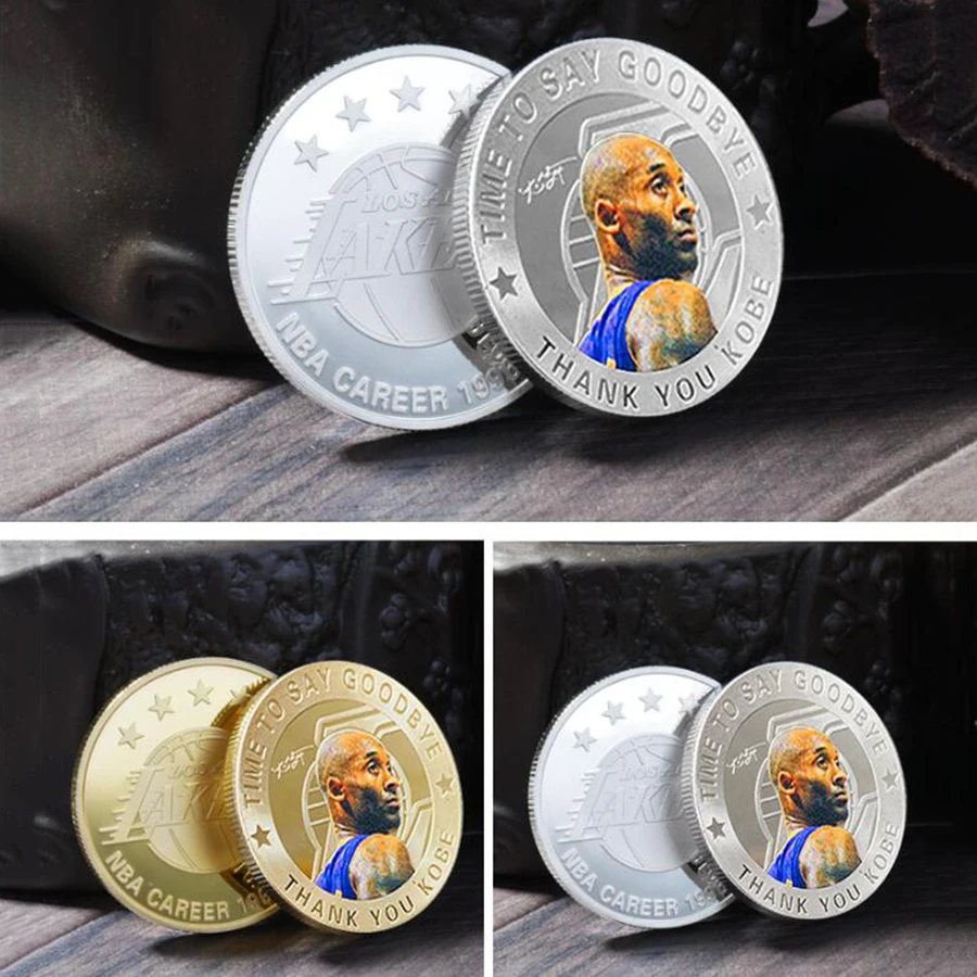 Памятные монеты Коби Брайант медальоны Lakers звезда памятные подарок коллекция