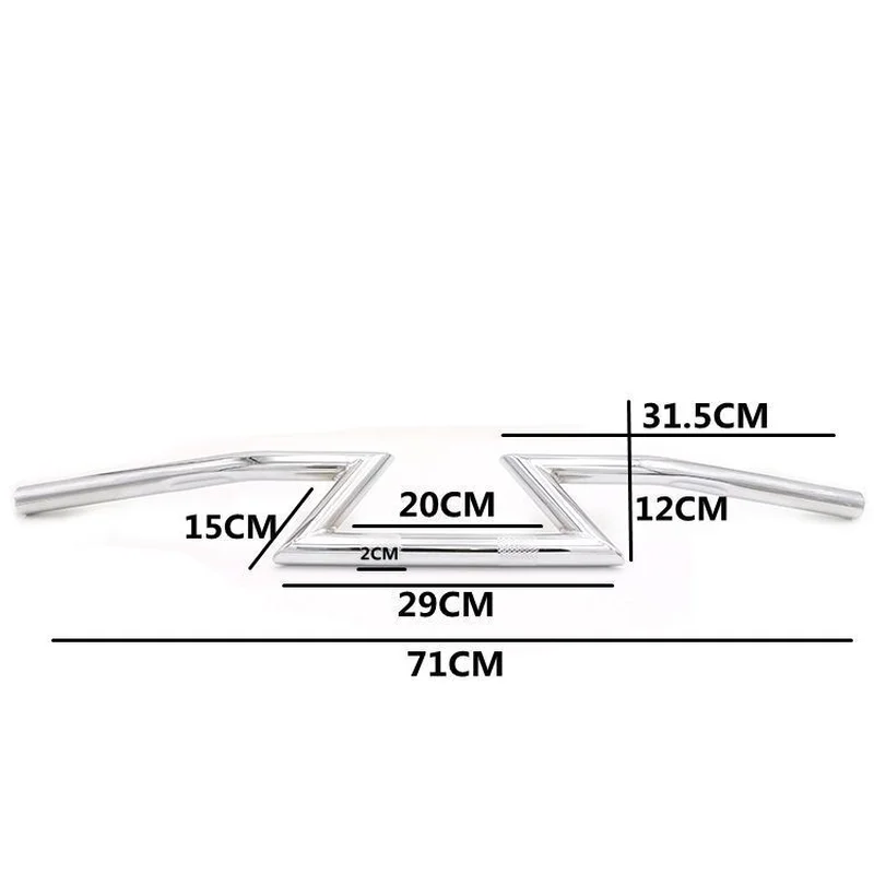 7/8 &quot22 мм Универсальный руль Drag Bar Chopper CG125 GN ретро кафе гонщик |