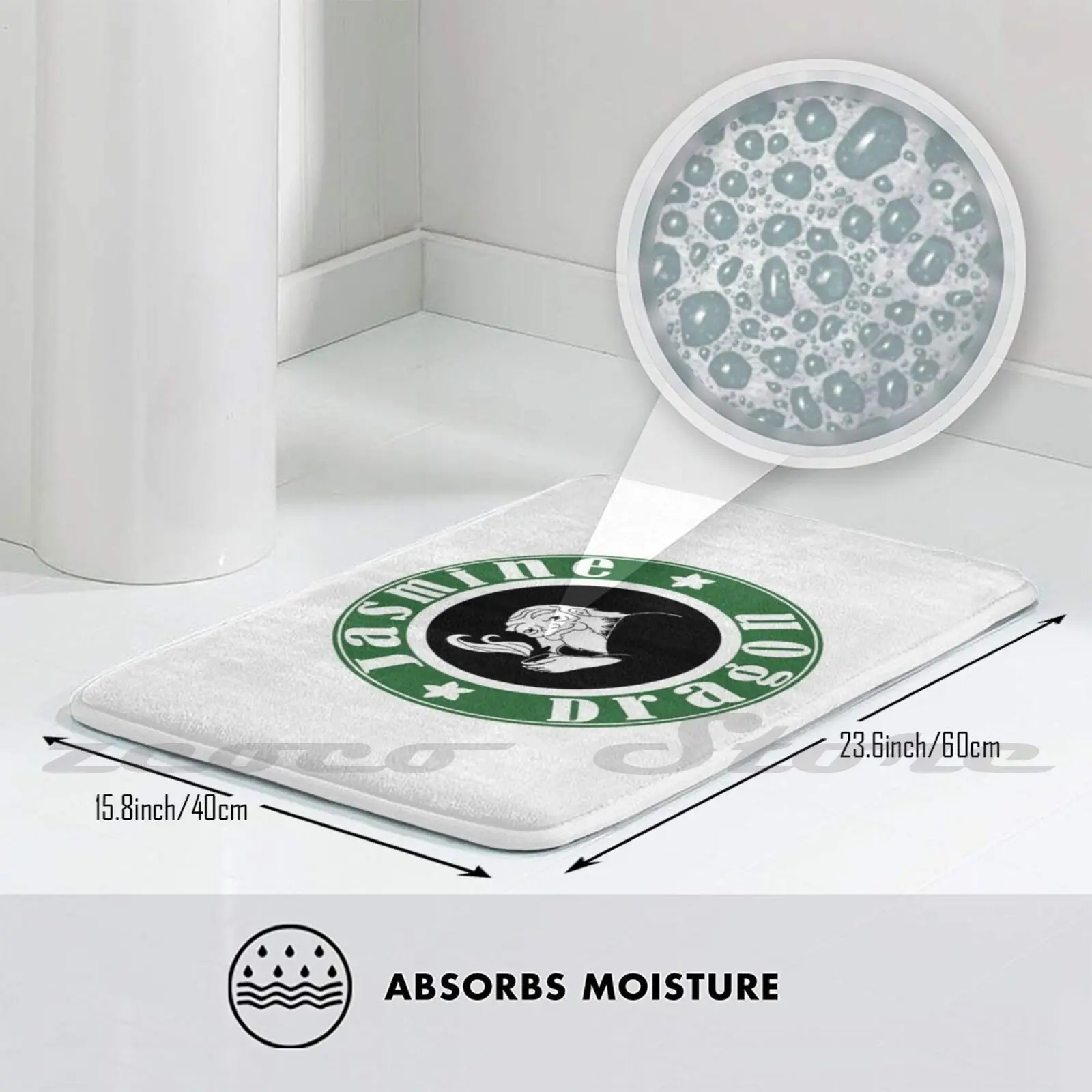 Жасмин ковер с драконом нескользящий коврик для впитывания воды дверной