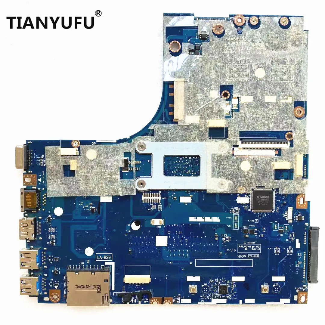 Бесплатная доставка абсолютно новая материнская плата ZAWBA/BB для ноутбука Lenovo LA