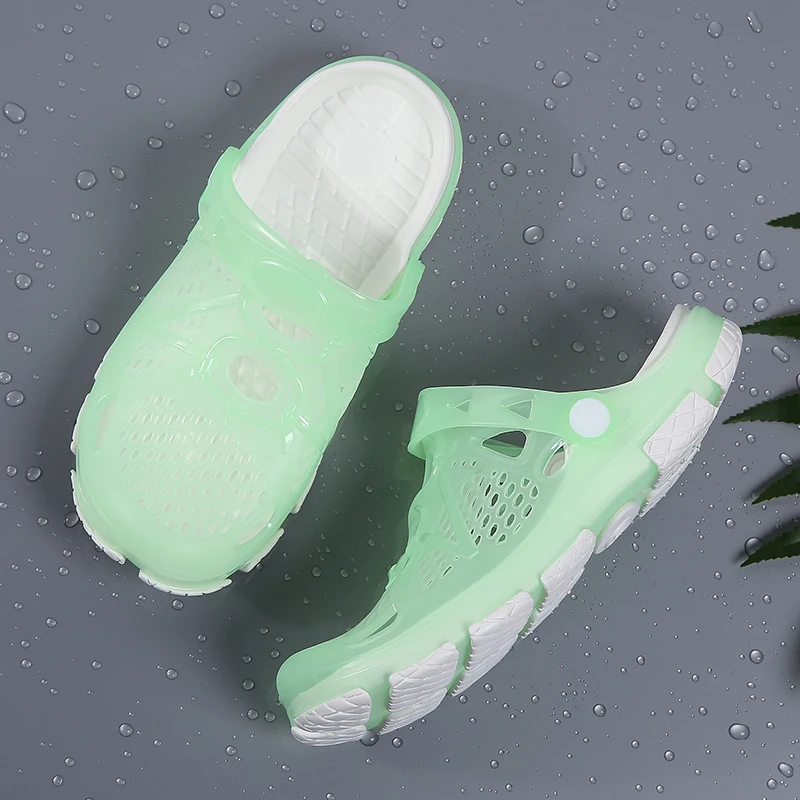 Женские летние сандалии 2020 Повседневные Легкие пляжные кроссовки с дырками