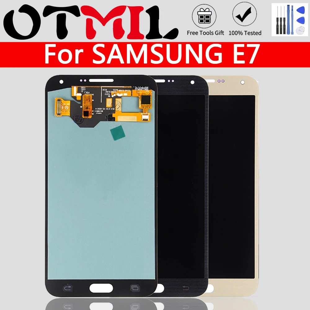 Оригинальный ЖК-дисплей OTMIL 5 для SAMSUNG Galaxy E7 дисплей с сенсорным экраном и