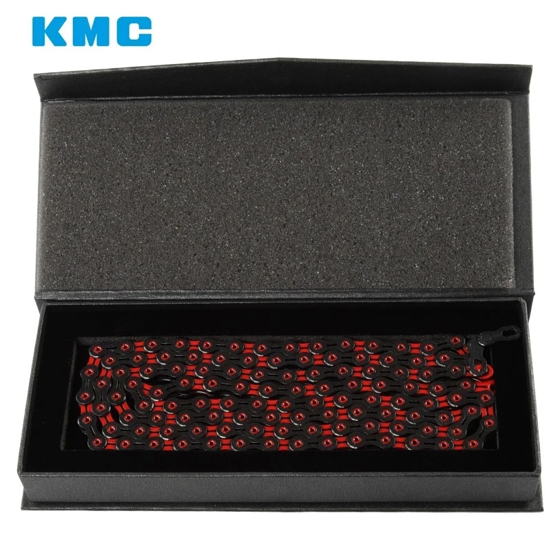 

KMC x10sl DLC chain red diamond black chain carbon ultra-light for MTB road bike bicycle accessories