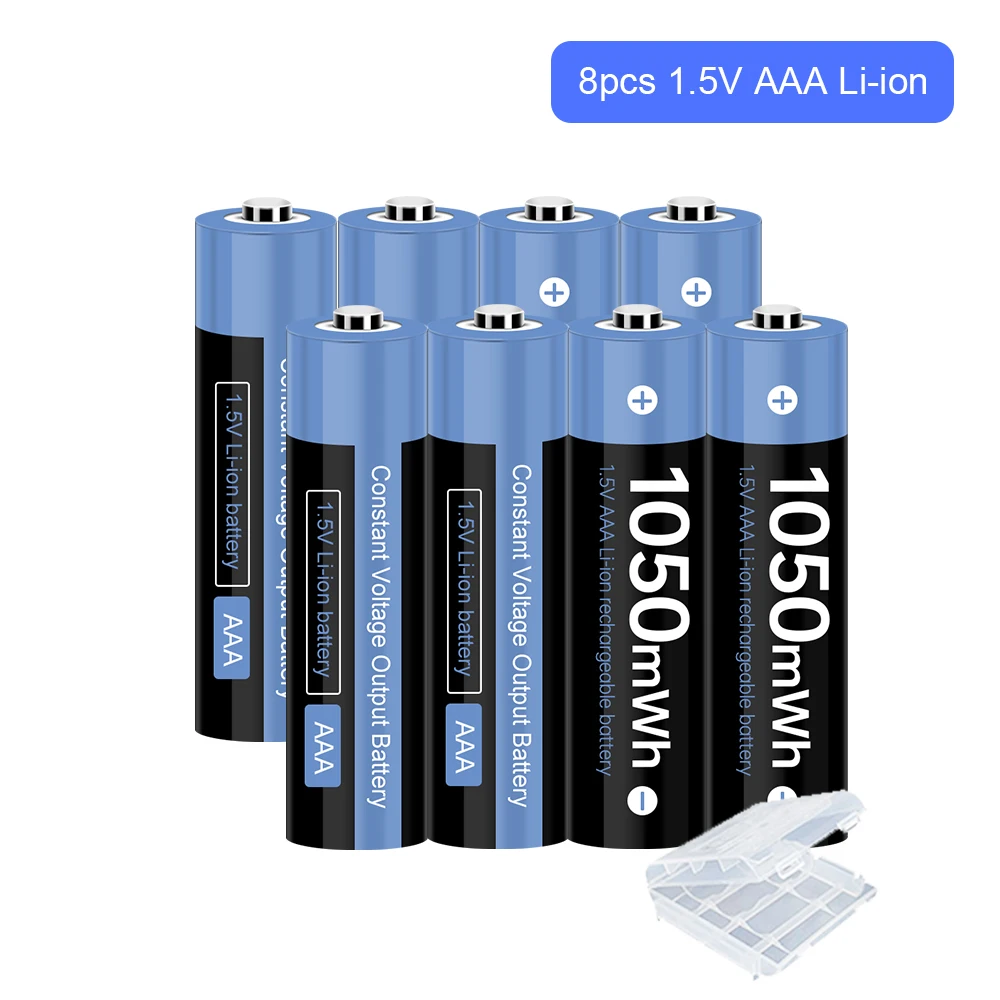 

AAA Battery 1.5V Lithium ion Battery AAA Rechargeable Battery 1050MAH 3A aaa For Camera Flashlight Toy Battery