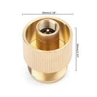 outdoor gas tank propane refill adapter solid brass stove connector copper converter