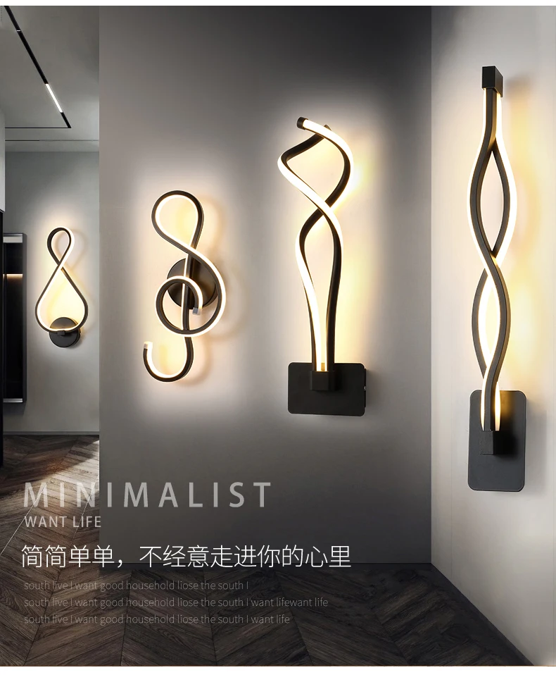 16 Вт светодиодный настенный светильник для спальни домашний декоративный