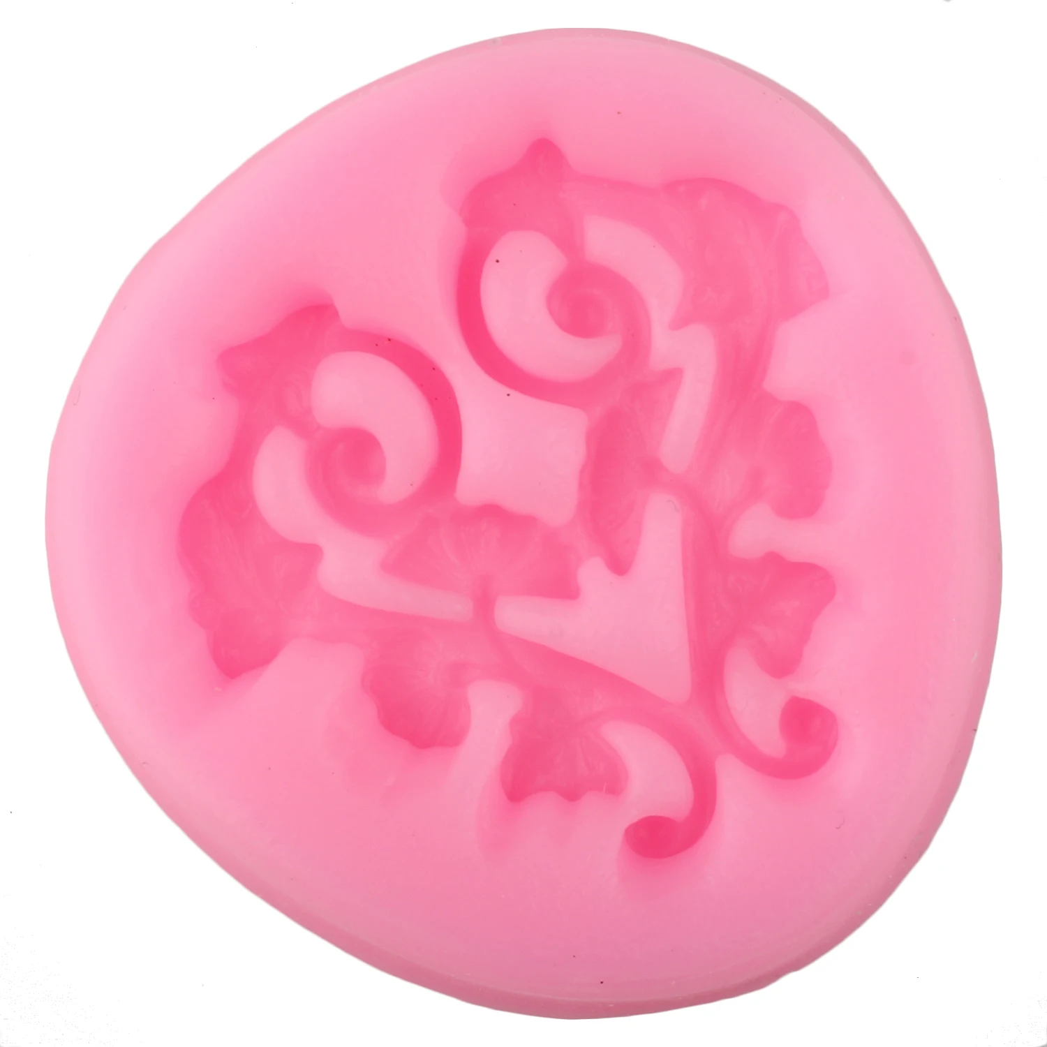 Силиконовые формы в виде листьев прокрутки DIY Свадебный кекс искусственная