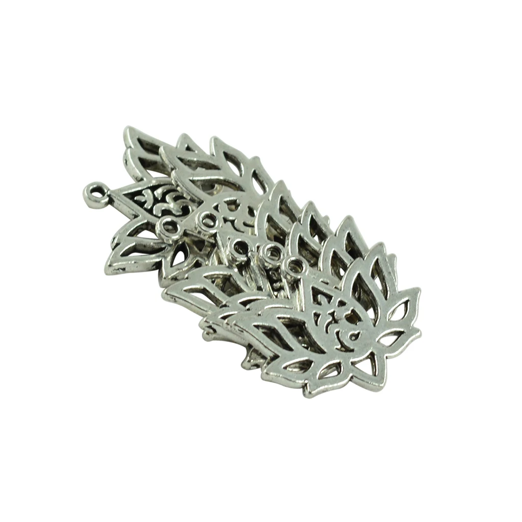 Подвеска с цветами лотоса OM Ом символ йоги 50 шт. | Украшения и аксессуары