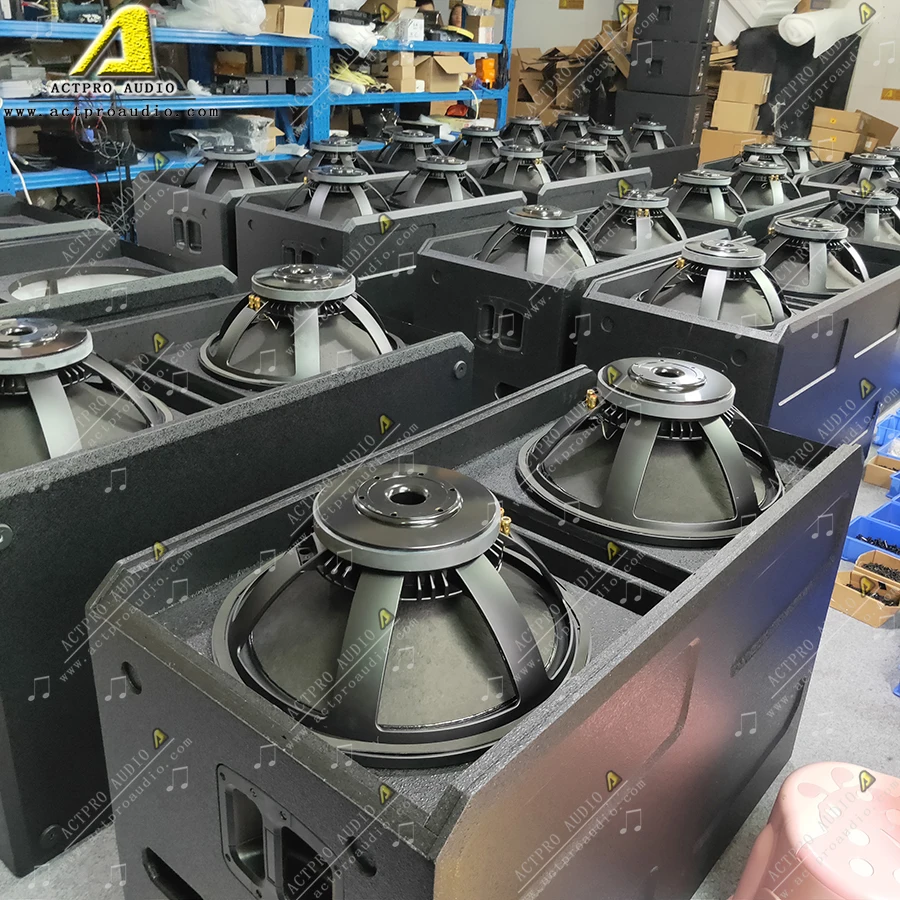 Двойной 18-дюймовый сабвуфер профессиональный аудиодинамик | Электроника