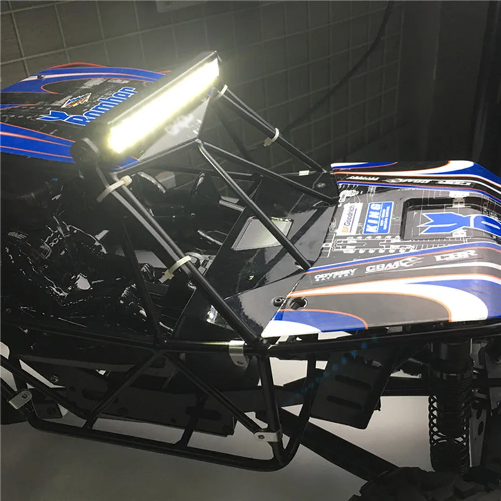 

Поисковая световая панель, 24 светодиода светильник балка на крышу для 1/10 Axial Wraith RR10 Bomber AX90048, запчасти для радиоуправляемых автомобилей, аксе...
