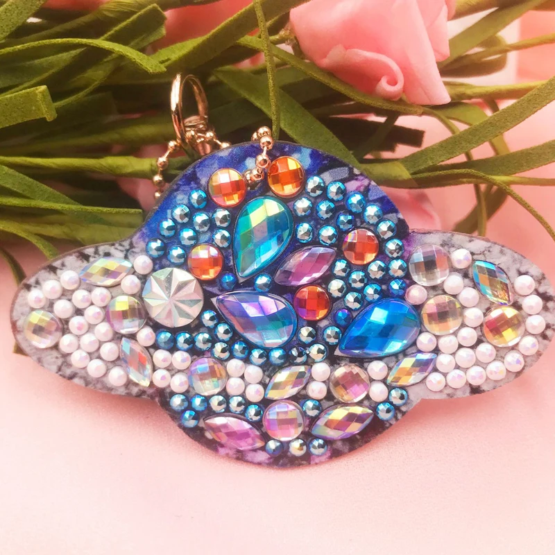 5 шт. 5D DIY Алмазная картина брелок астронавт стиль Полный алмаз особенной формы