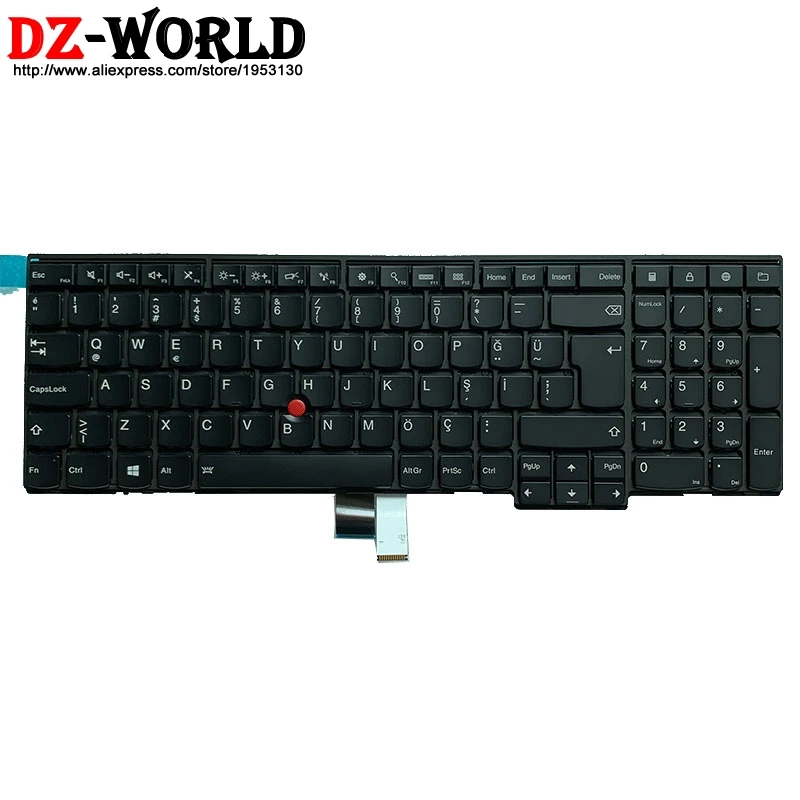 

Клавиатура TR с турецкой подсветкой для ноутбуков Lenovo Thinkpad P50S, T560, W540, T540P, W541, T550, W550S, Teclado 04Y2415, 04Y2493
