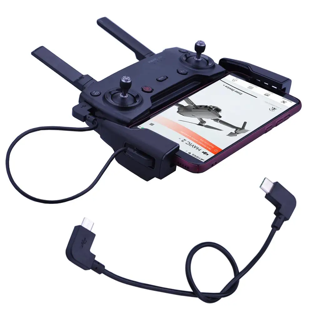 OTG кабель для передачи данных для DJI Spark AIR Mavic 2 Pro Zoom Mini Hubson Zino Micro-usb type-C разъем адаптера для телефона планшета контроллер