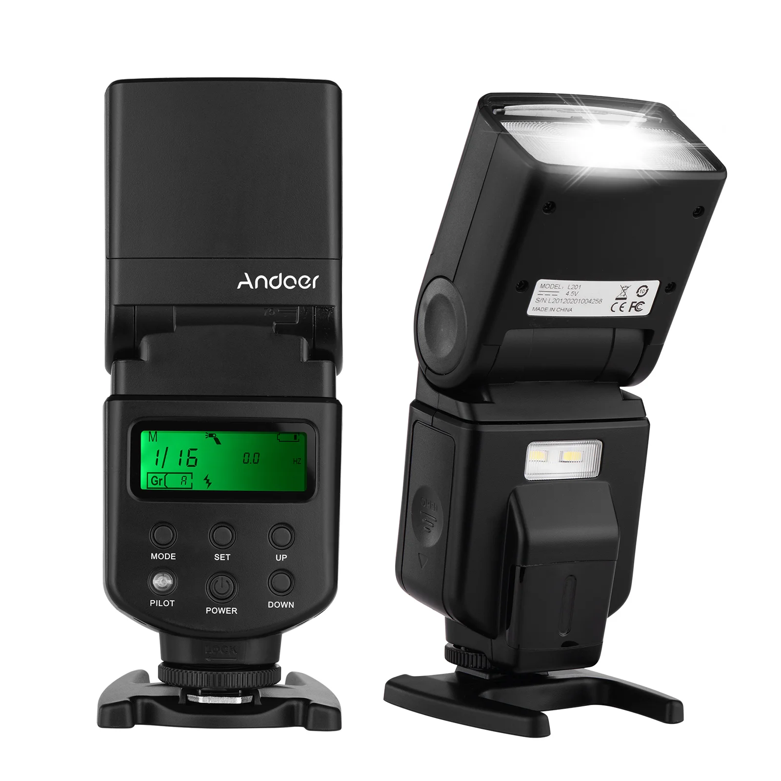 Универсальная вспышка Speedlite регулируемый светодиодный светильник Камера вспышка с кронштейном запасные части для цифровой зеркальной камеры Canon Nikon Olympus Pentax DSLR Камера s