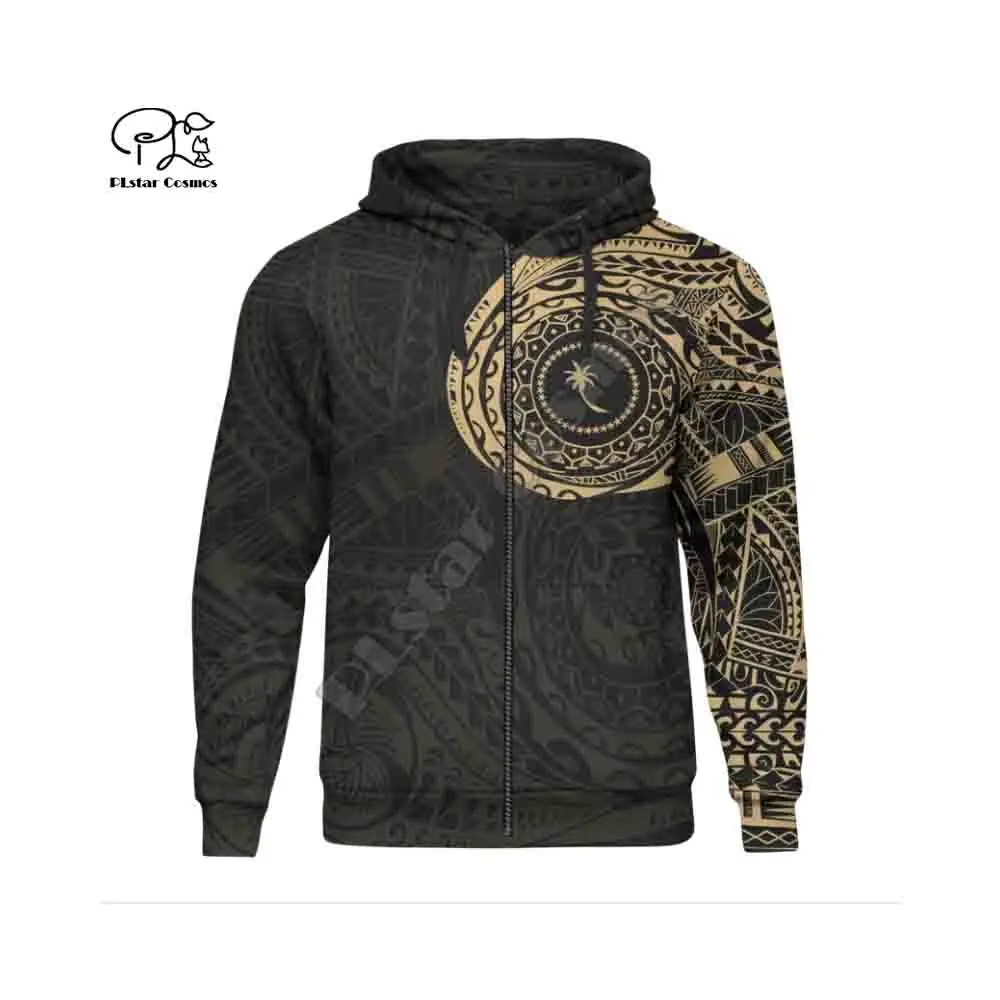 

PLstar Cosmos 3DPrint Tribal Chuuk Polynesian Tropical Flowers Hibiscus Tattoos Harajuku Streetwear Funny Unisex Zip Hoodies-a14