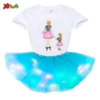 bear leader girls clothing sets new summer fashion style cartoon printed t shirtspink dress 2pcs girls clothes sets party dress