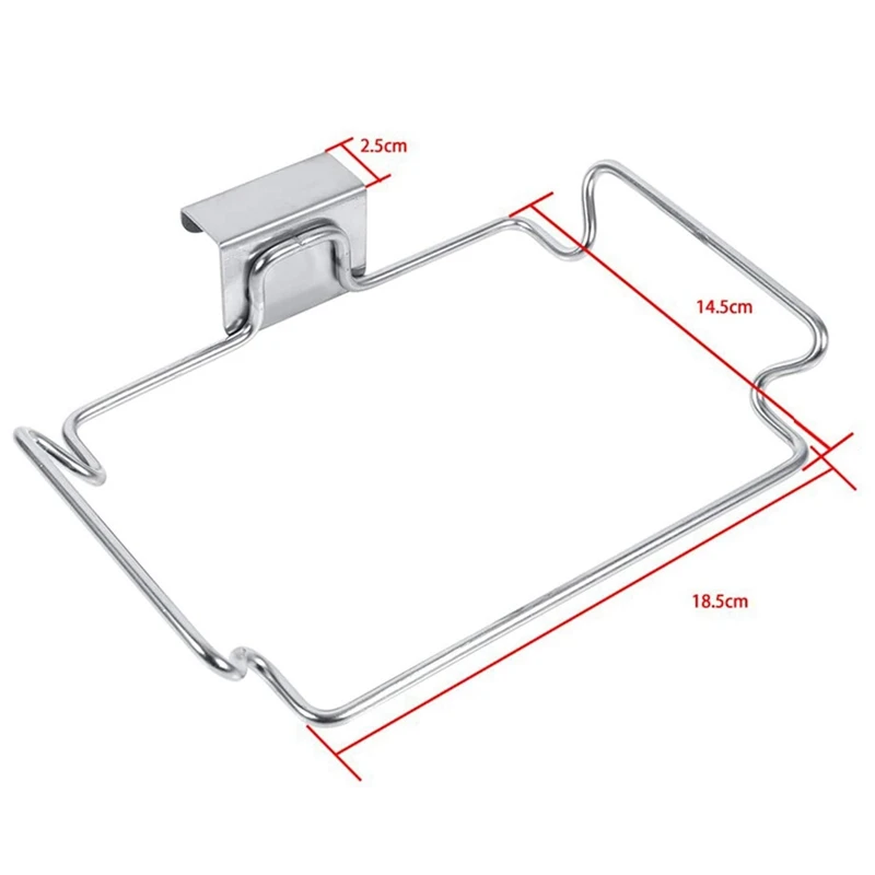 

Hanging Trash Bag Holder,Door Back Garbage Bag Rubbish Bag Hanger for Kitchen Cupboard Cabinets Practical Sturdy