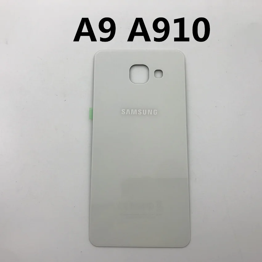 Для samsung Galaxy A3 A310 A5 A510 A7 A710 задняя крышка батарейный чехол 3D стекло задняя крышка корпус крышка задняя дверь чехол Замена - Цвет: A910 white