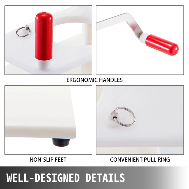 Ручной пресс из полиэтилена с одним отверстием для бургеров котлет гамбургеров