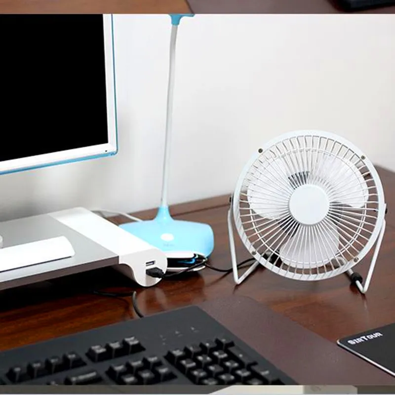 Металлическая подставка для компьютерного экрана с 4 USB-портами зарядки